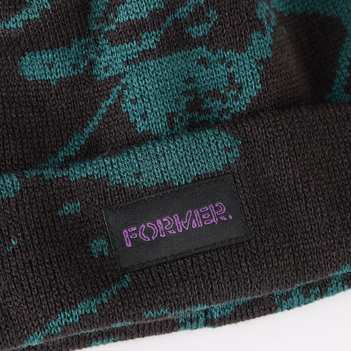 FORMER(フォーマー)| GLOBAL MIND BEANIE / PETROL | スノーボード・スケートボードのTACTICS JAPAN