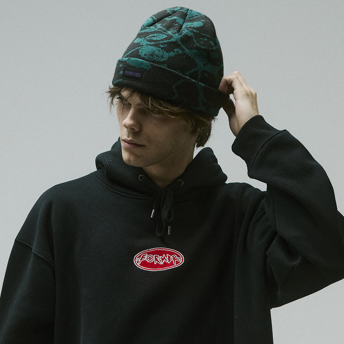 FORMER(フォーマー)| GLOBAL MIND BEANIE / PETROL | スノーボード・スケートボードのTACTICS JAPAN
