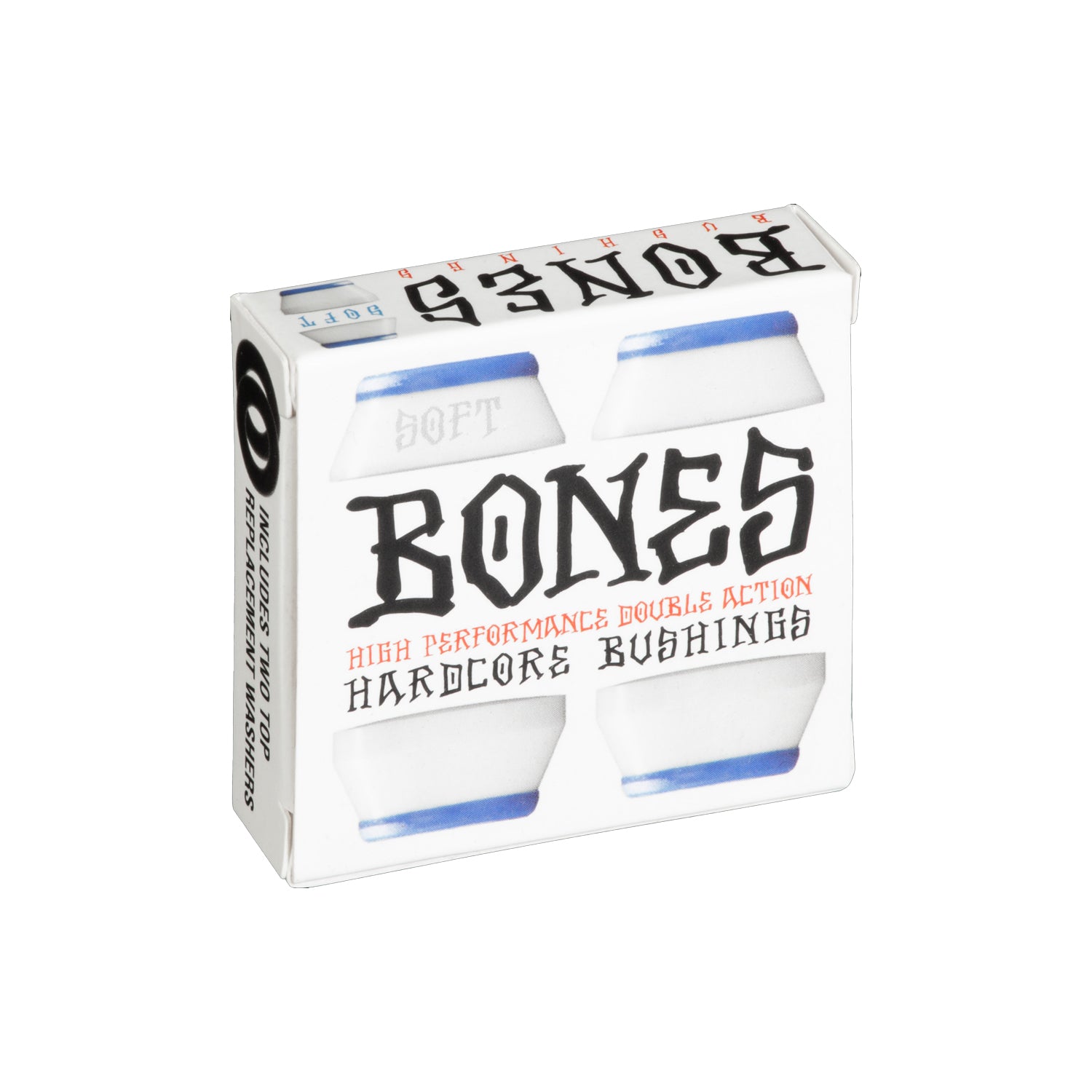 BONES BEARINGS(ボーンズ)| スケートボード ブッシュ | HARDCORE BUSH SOFT WHITE - 81A | スノーボード・スケートボードのTACTICS JAPAN