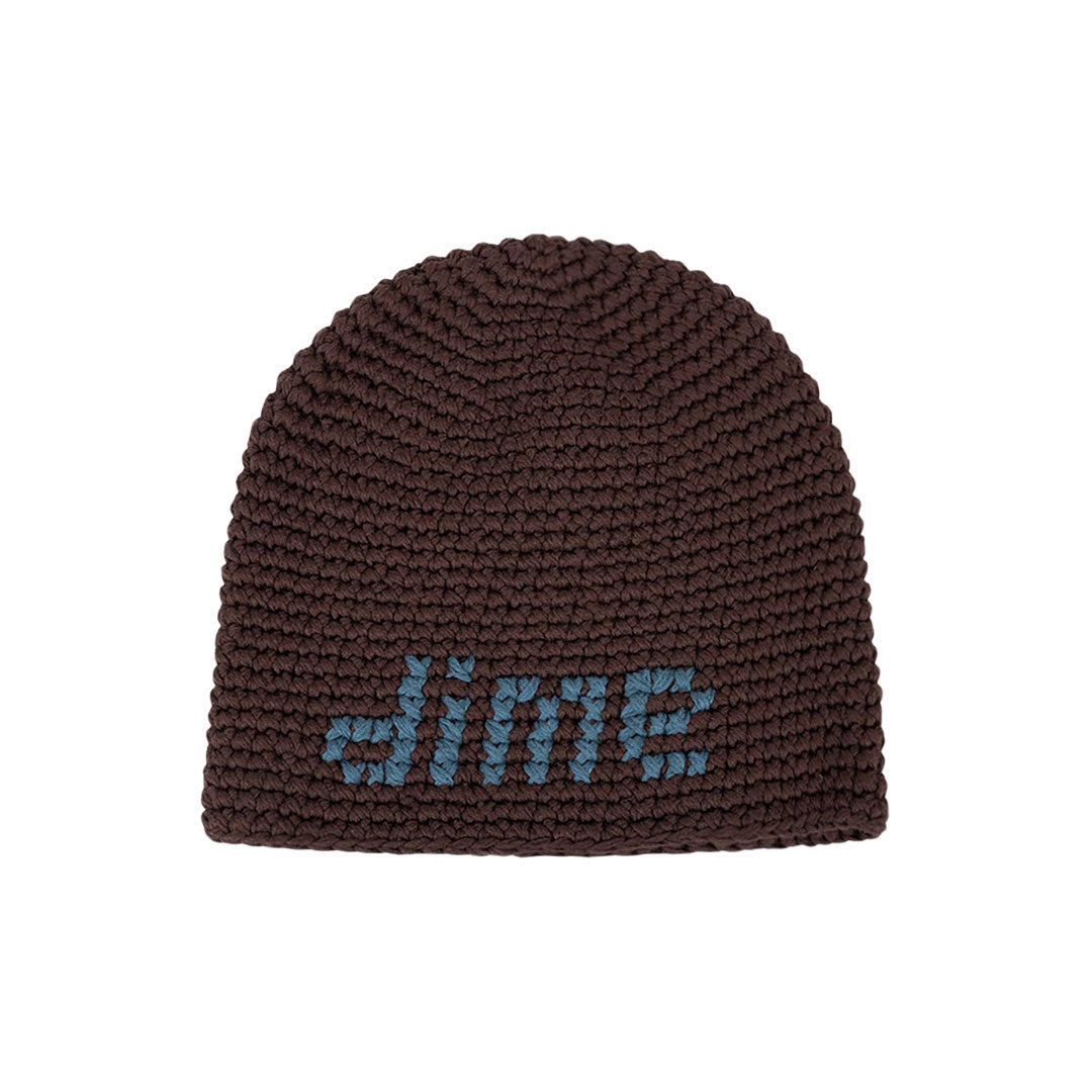 CROCHET SKULLY / BROWN