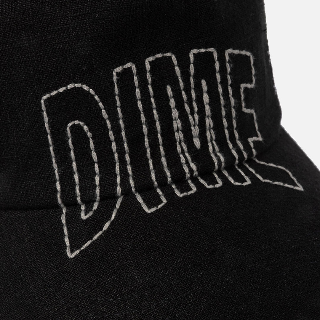 ALLOVER STITCH WORKER CAP / BLACK