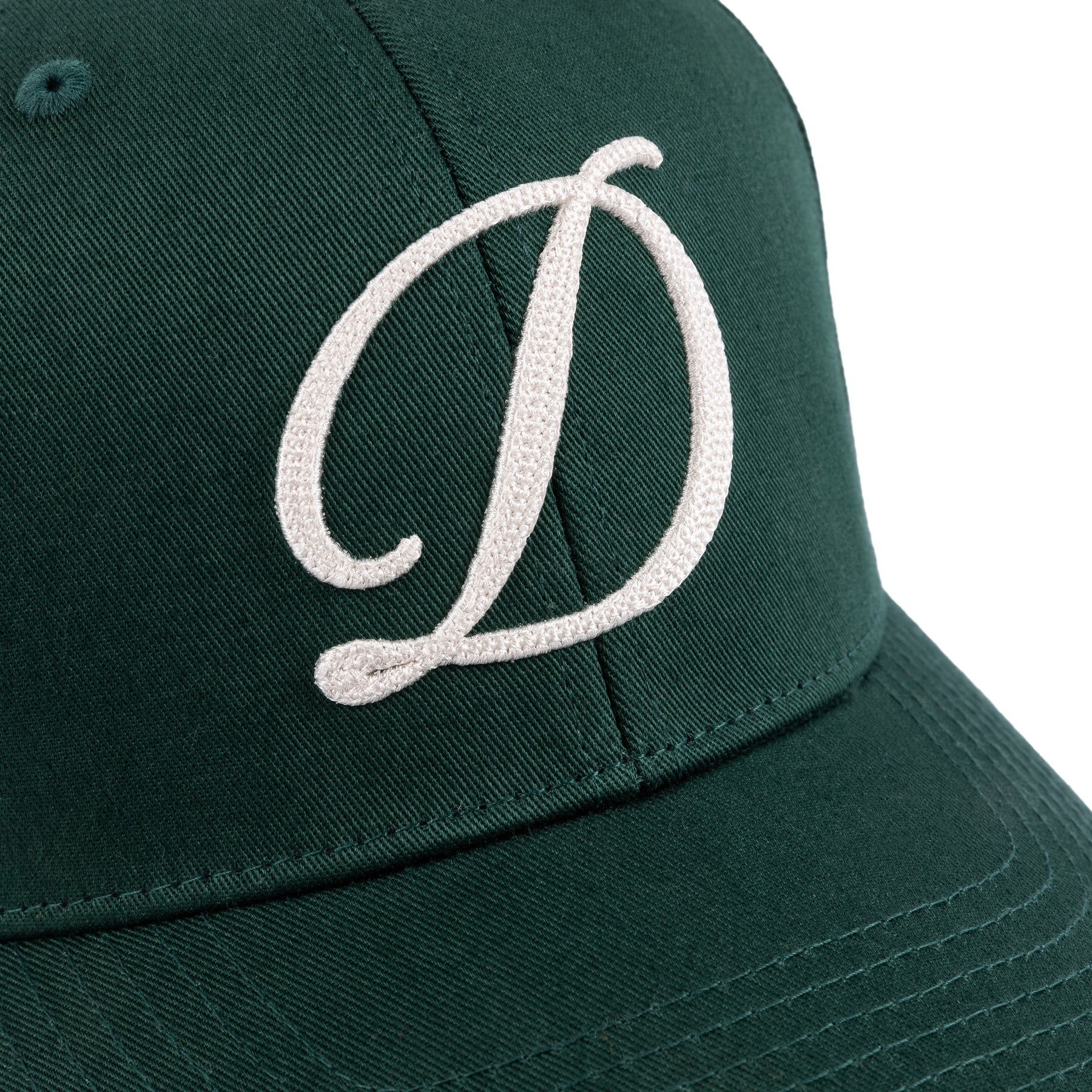 CURSIVE D FULL FIT CAP / GREEN