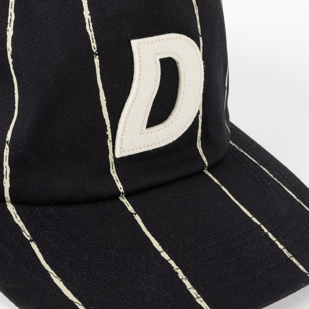 DIME MTL(ダイム モントリオール)| PINSTRIPED WORKER CAP / BLACK | スケートボード・スノーボードのTACTICS JAPAN