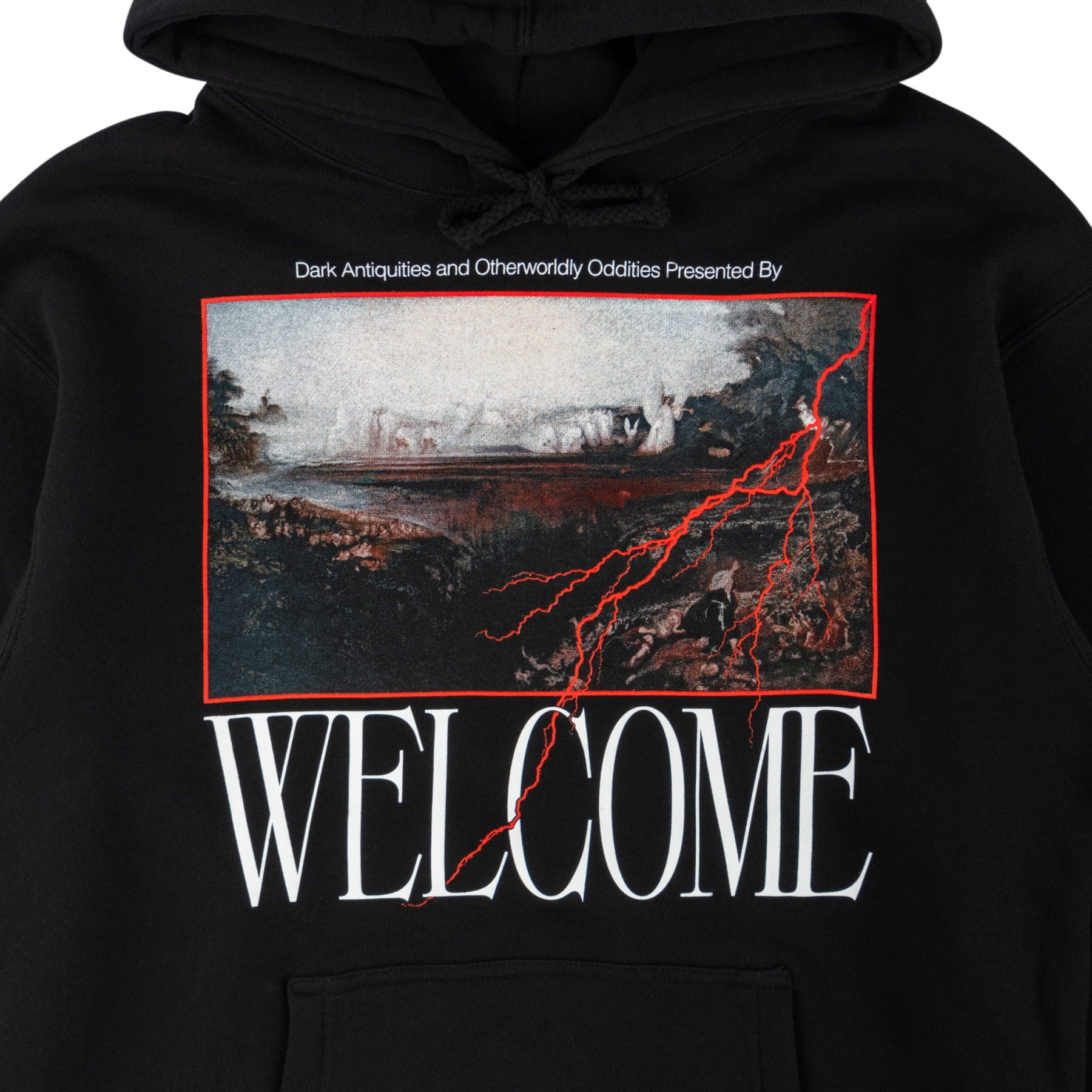 WELCOME SKATEBOARDS(ウェルカム スケートボード)| ANTIQUITIES L/S HOODIE / BLACK | スノーボード・スケートボードのTACTICS JAPAN