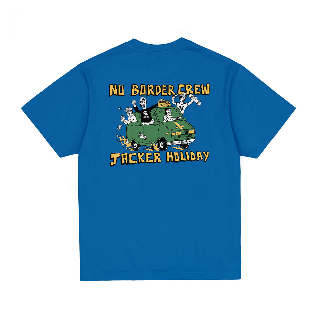 JACKER(ジャッカー)| HOLIDAY T-SHIRT / BLUE | スノーボード・スケートボードのTACTICS JAPAN