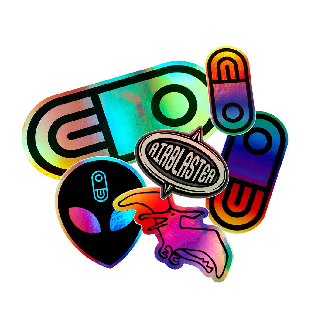 AIRBLASTER(エアブラスター)| HOLOGRAPHIC STICKER PACK | スノーボード・スケートボードのTACTICS JAPAN
