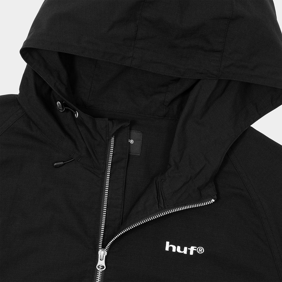 HUF(ハフ)| HUF eightynine HOODED JACKET / BLACK | スノーボード・スケートボードのTACTICS JAPAN