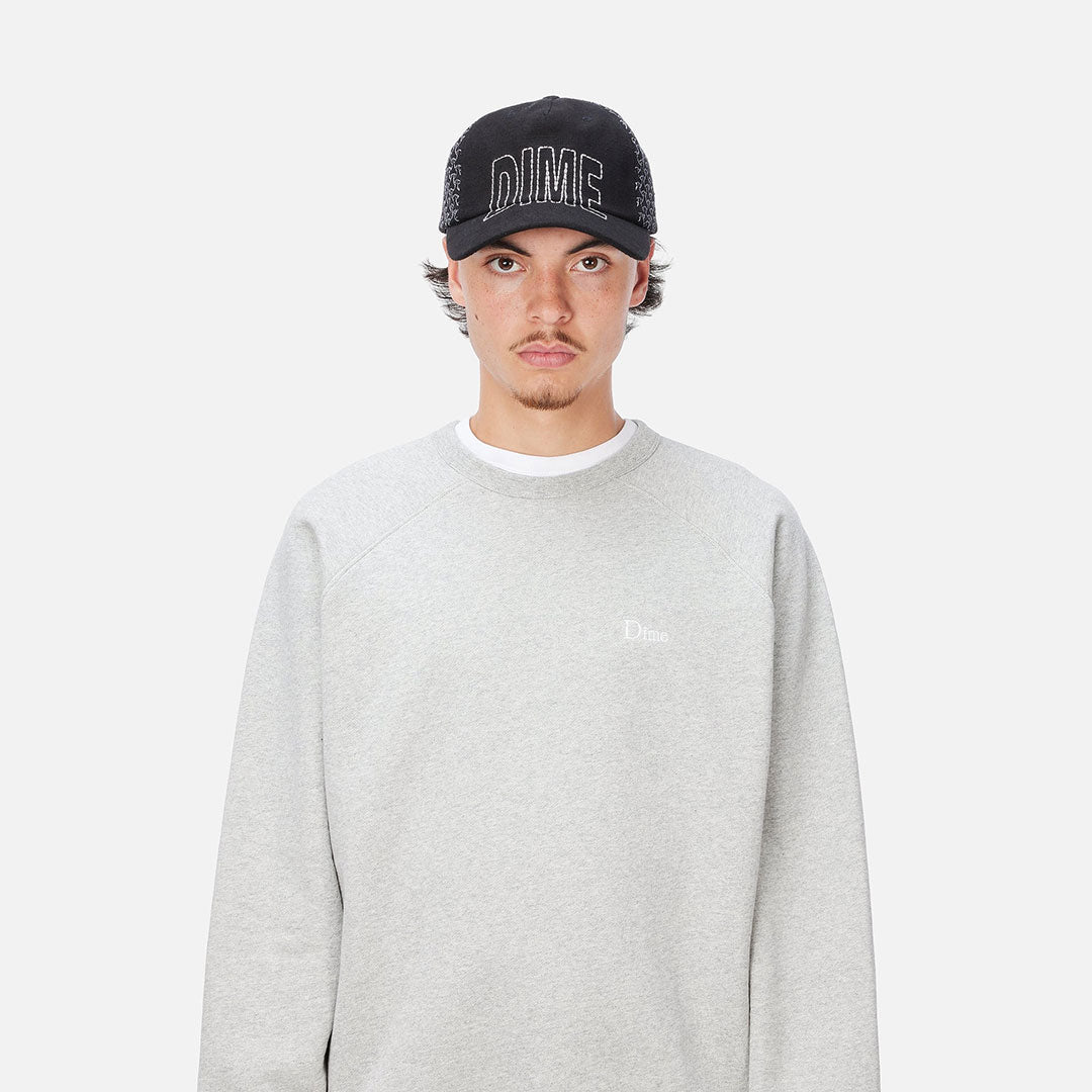 ALLOVER STITCH WORKER CAP / BLACK