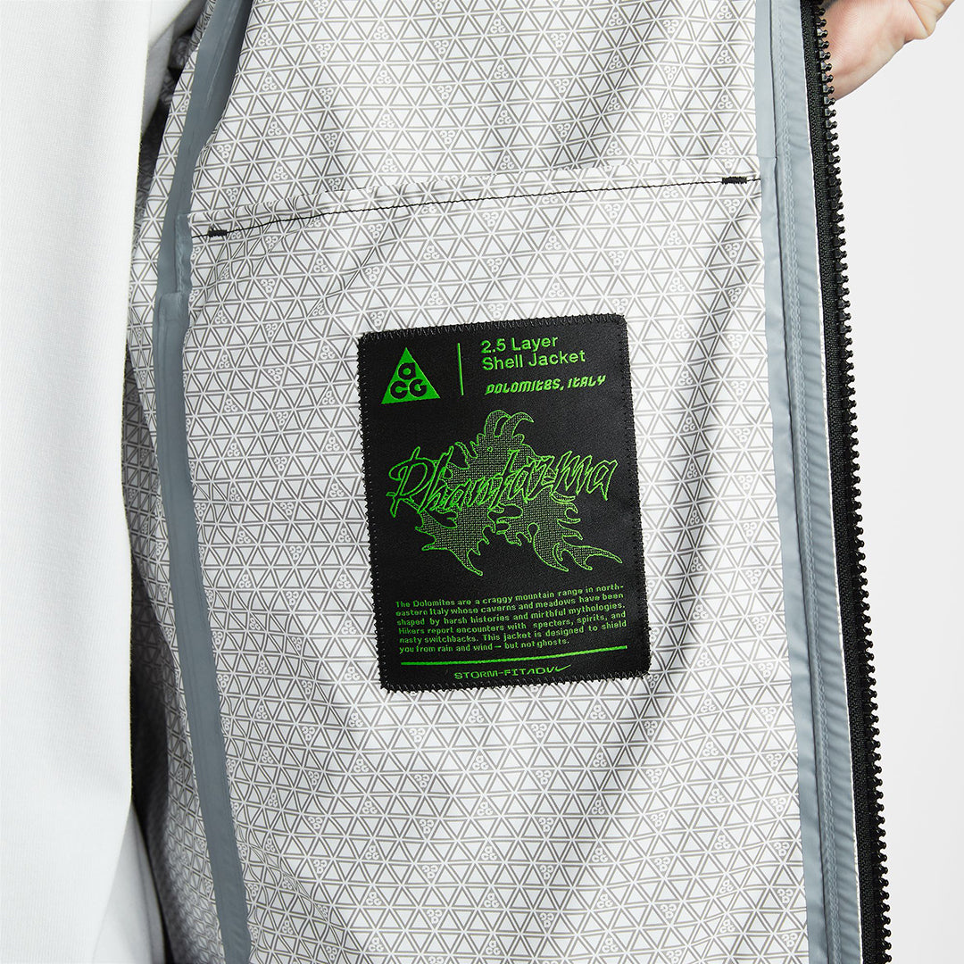 NIKE ACG PHANTAZMA STORM-FIT ADV JACKET / BLACK/BLACK/BLACK/SUMMIT WHITE