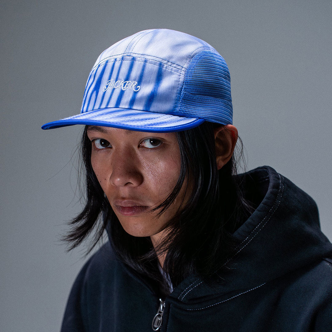 JACKER(ジャッカー)| ILLUSION RUNNER CAP / BLUE | スノーボード・スケートボードのTACTICS JAPAN