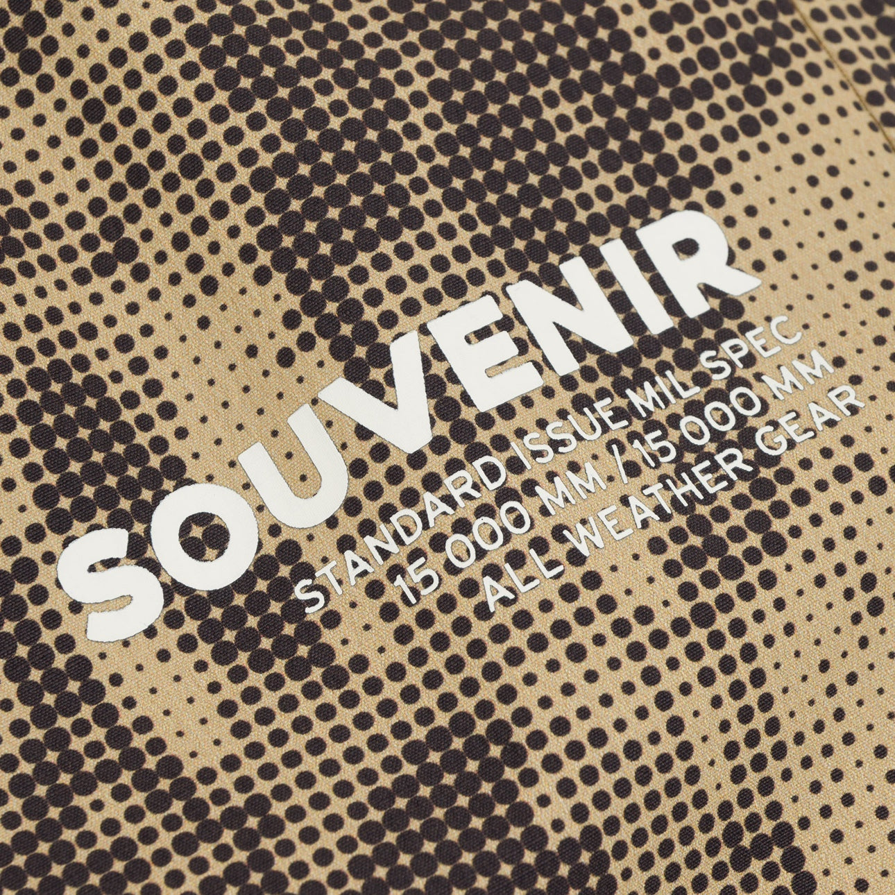 SOUVENIR SNOWBOARDING (スーベニア スノーボーディング)| PARACHUTE PANT 2026 / BROWN BLOTCH PRINT | スノーボード・スケートボードのTACTICS JAPAN