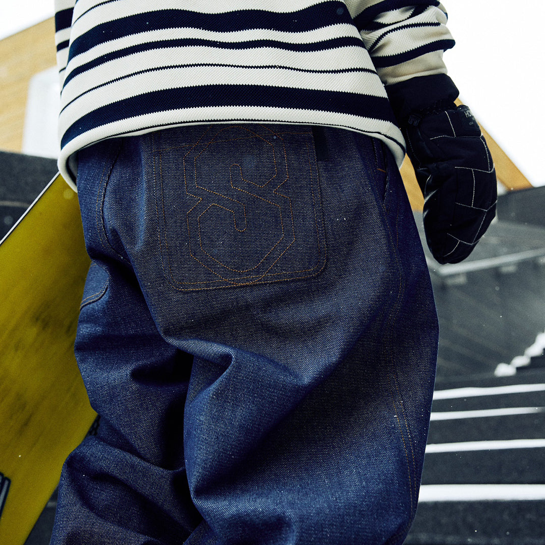 SOUVENIR SNOWBOARDING (スーベニア スノーボーディング)| 3 PLY DENIM PANT 2026 / DARK INDIGO | スノーボード・スケートボードのTACTICS JAPAN