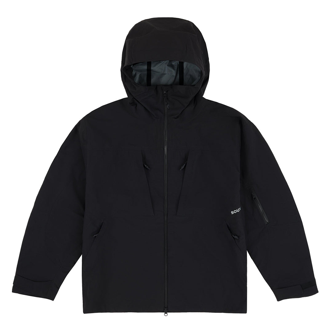 SOUVENIR SNOWBOARDING (スーベニア スノーボーディング)| 3 PLY RIPSTOP JACKET 2026 / BLACK | スノーボード・スケートボードのTACTICS JAPAN