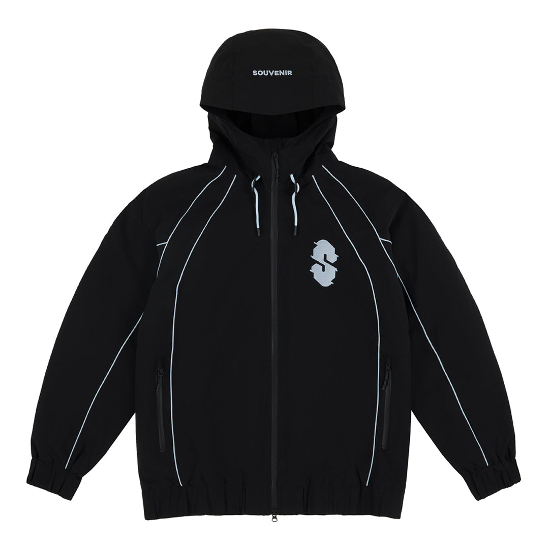 SOUVENIR SNOWBOARDING (スーベニア スノーボーディング)| INSULATED TRACK JACKET 2026 / BLACK | スノーボード・スケートボードのTACTICS JAPAN