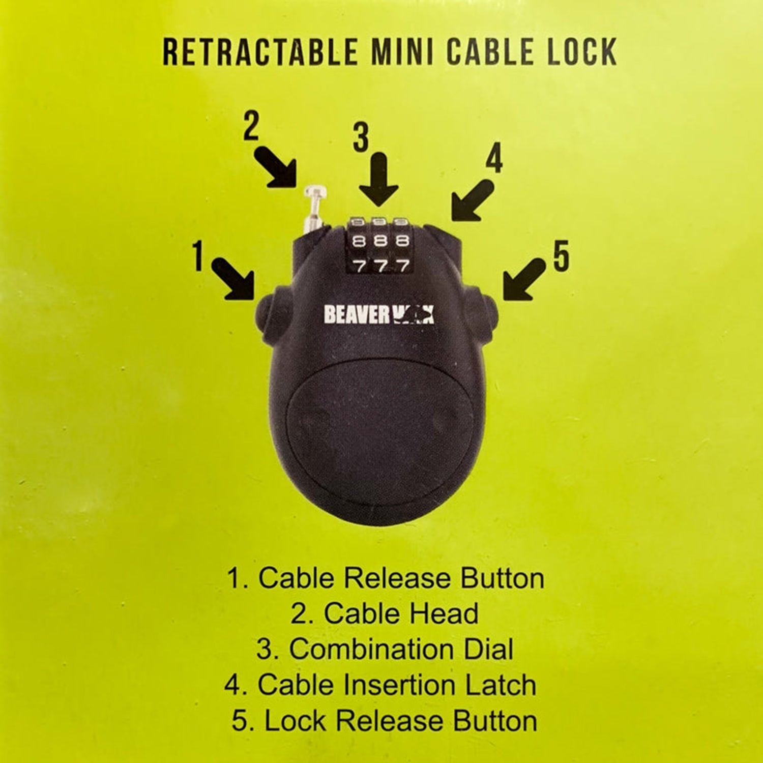 mini cable lock