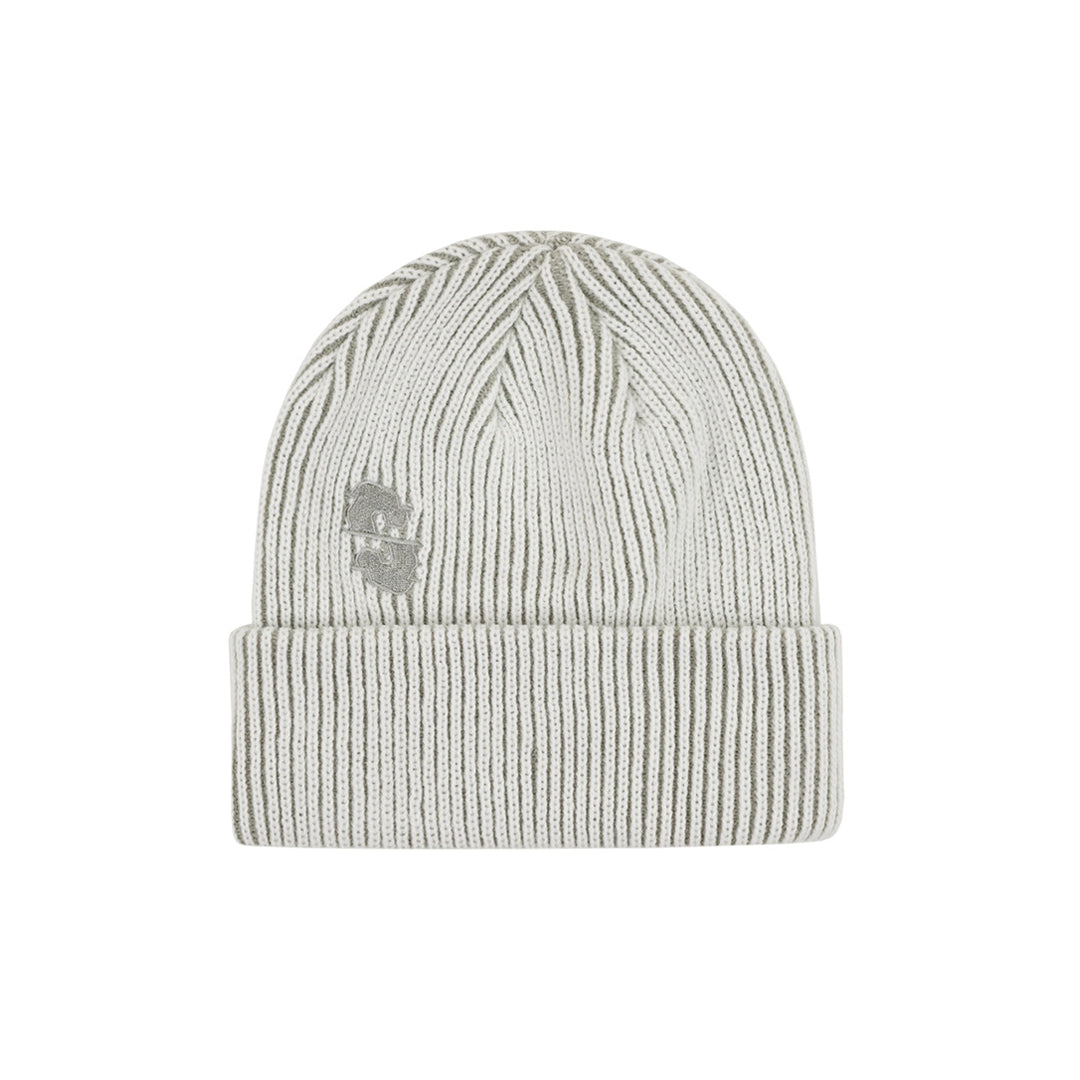 SOUVENIR SNOWBOARDING (スーベニア スノーボーディング)| TWO TONE RIB BEANNIE 2026 / MARSHMALLOW | スノーボード・スケートボードのTACTICS JAPAN