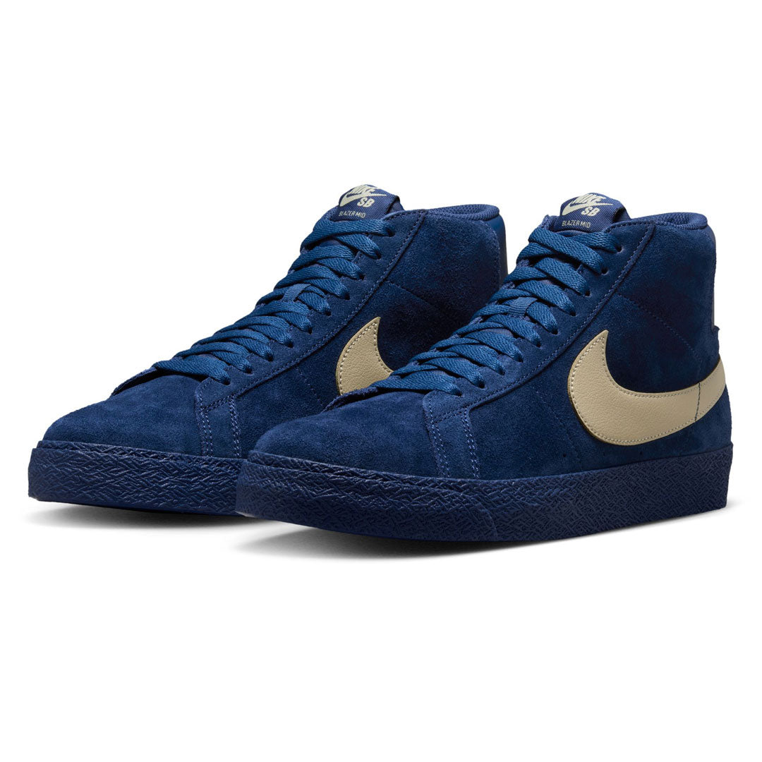 NIKE SB(ナイキ スケートボーディング)| NIKE SB ZOOM BLAZER MID / COASTAL BLUE/COASTAL BLUE/PALE YELLOW | スノーボード・スケートボードのTACTICS JAPAN
