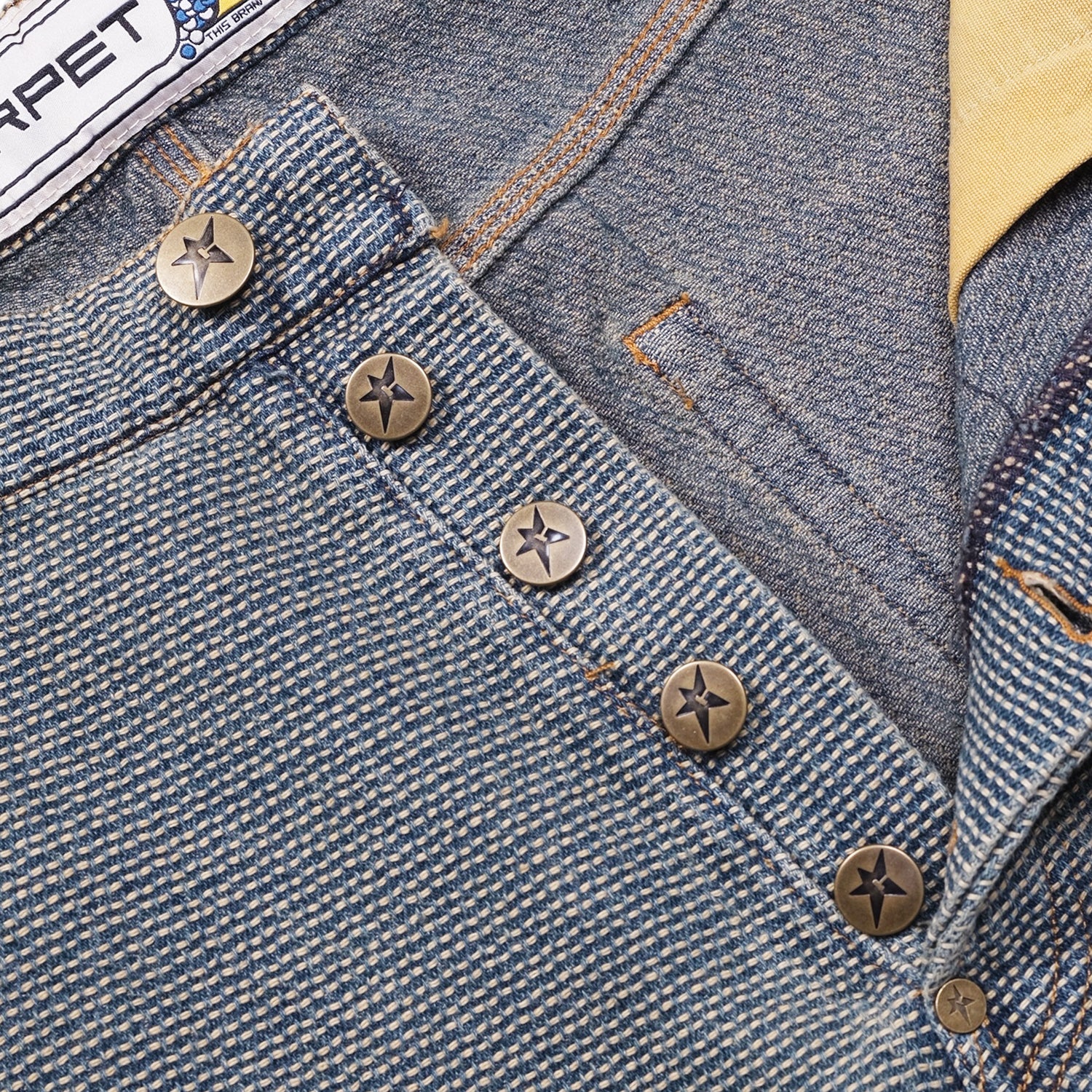 INTERLOCK STITCH DENIM / BLACK