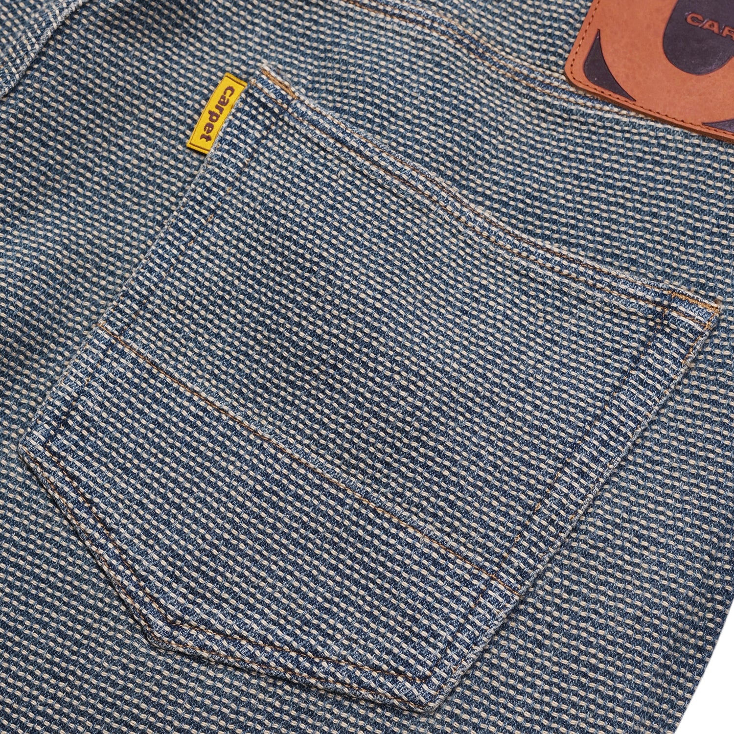 INTERLOCK STITCH DENIM / BLACK