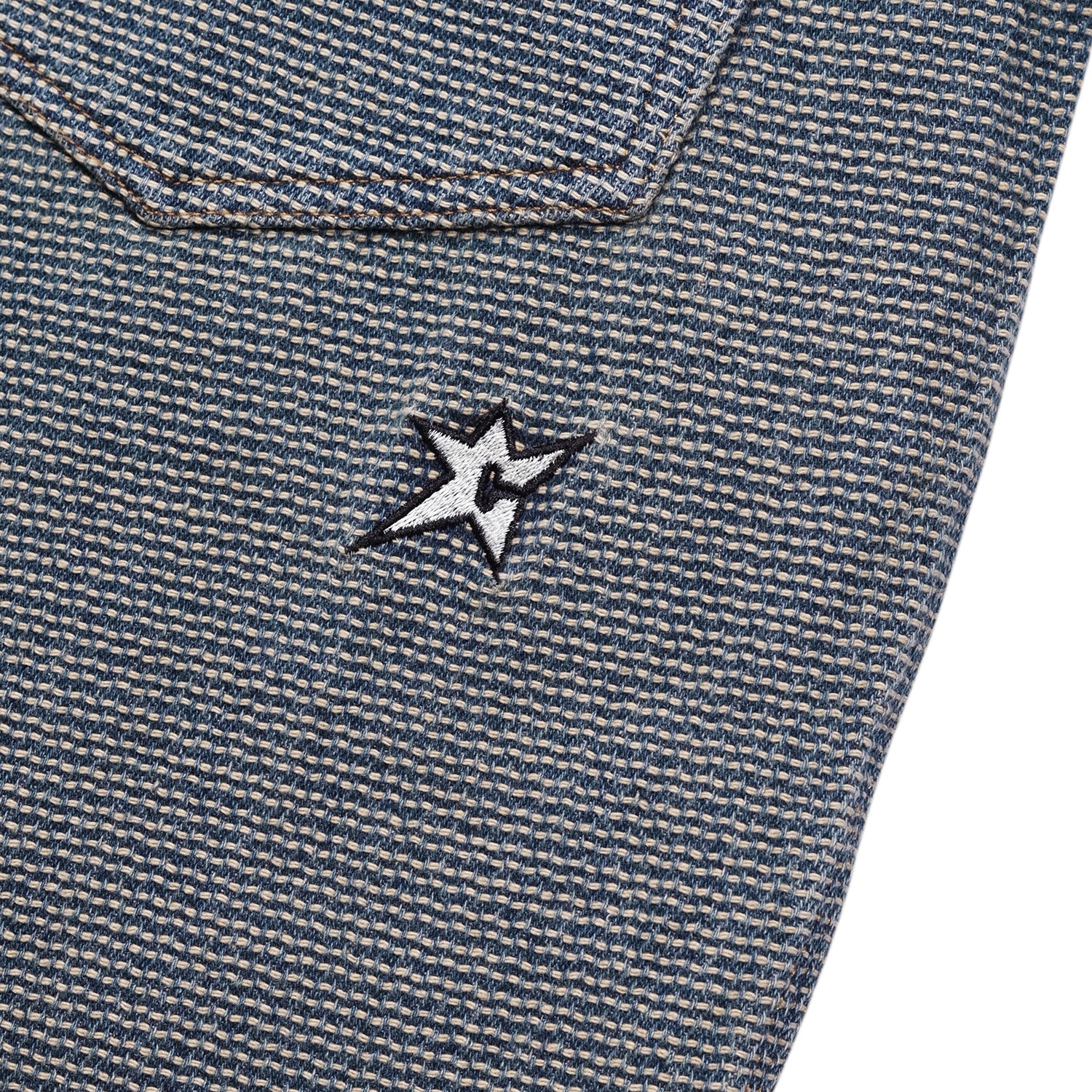 INTERLOCK STITCH DENIM / BLACK