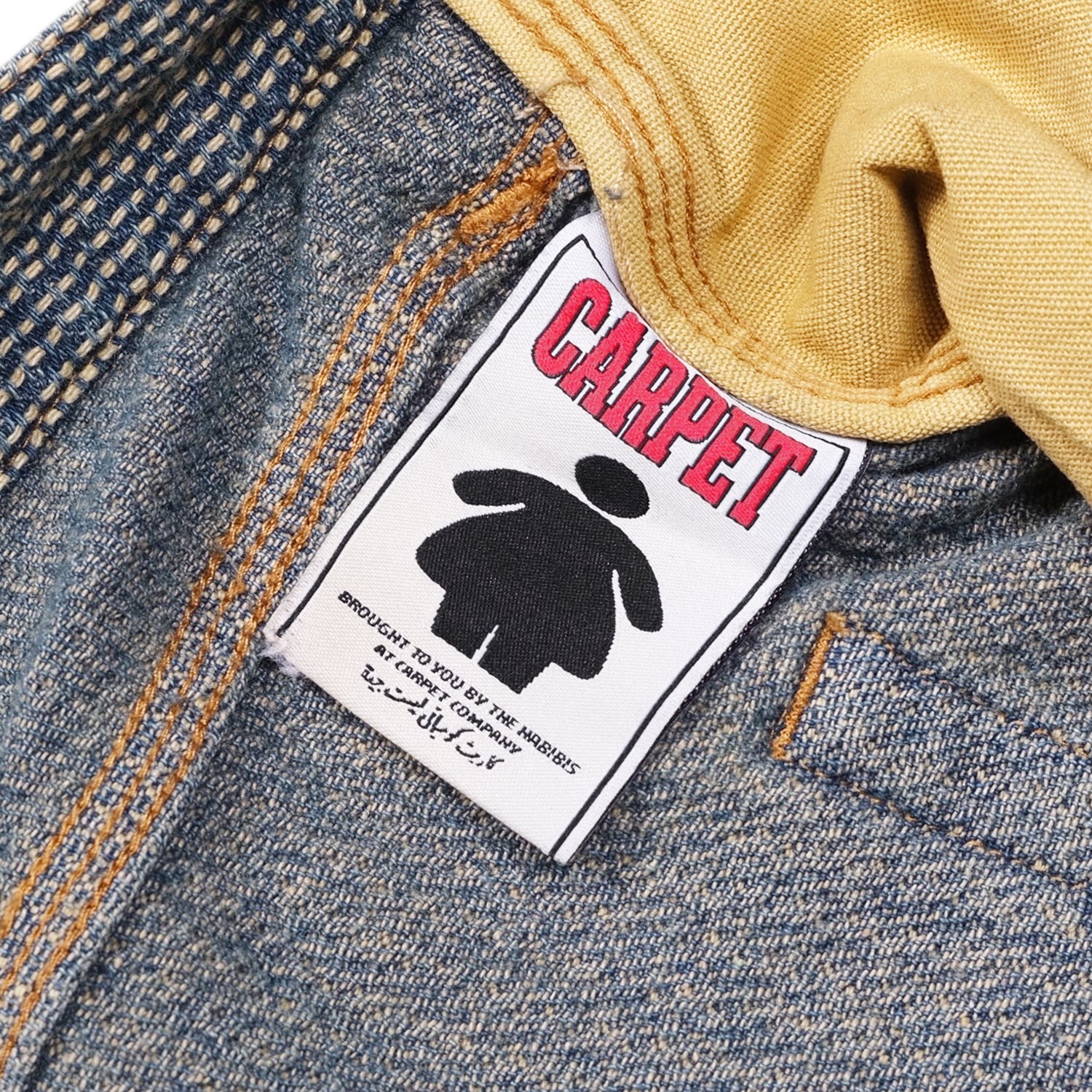 INTERLOCK STITCH DENIM / BLACK