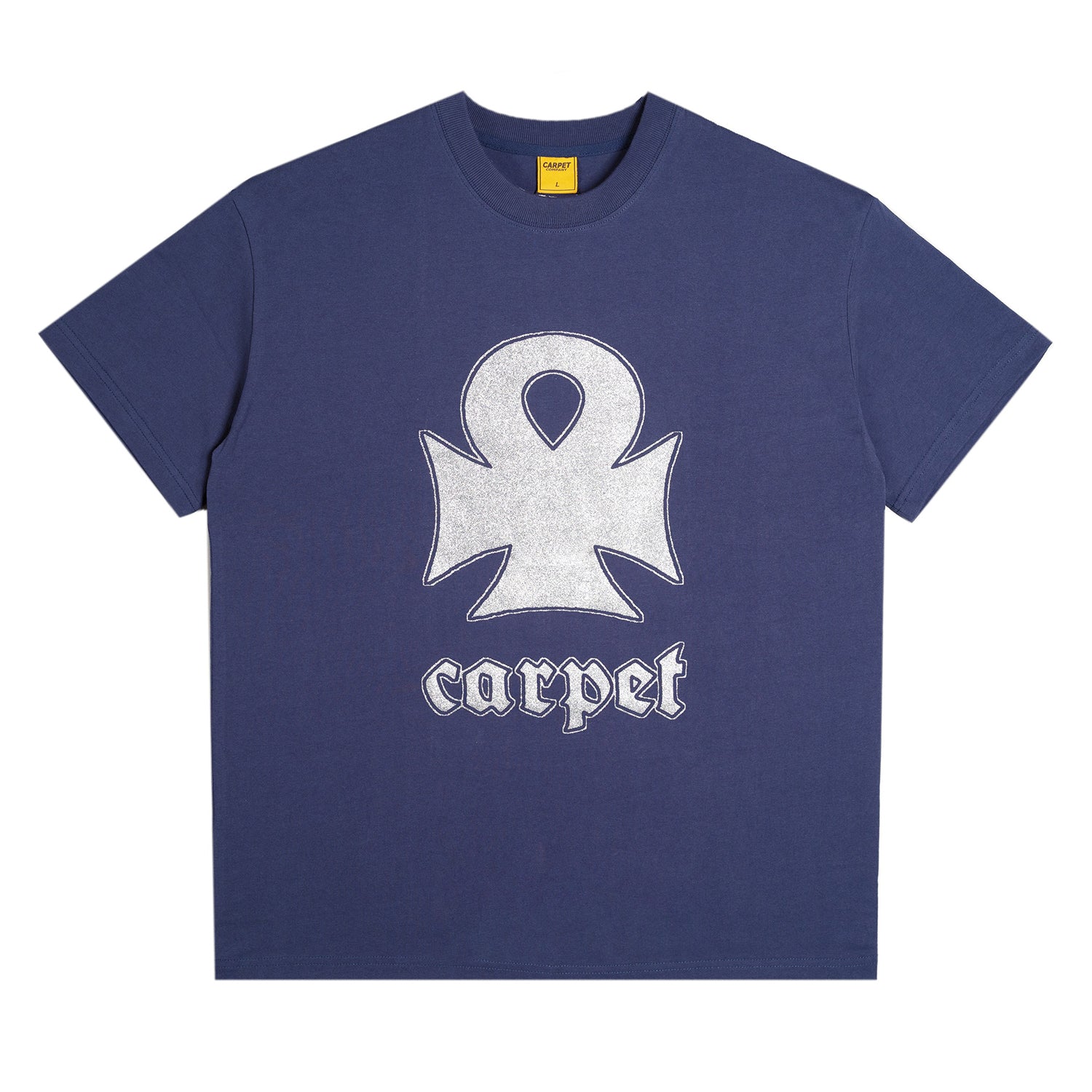 IRON ANKH TEE / NAVY