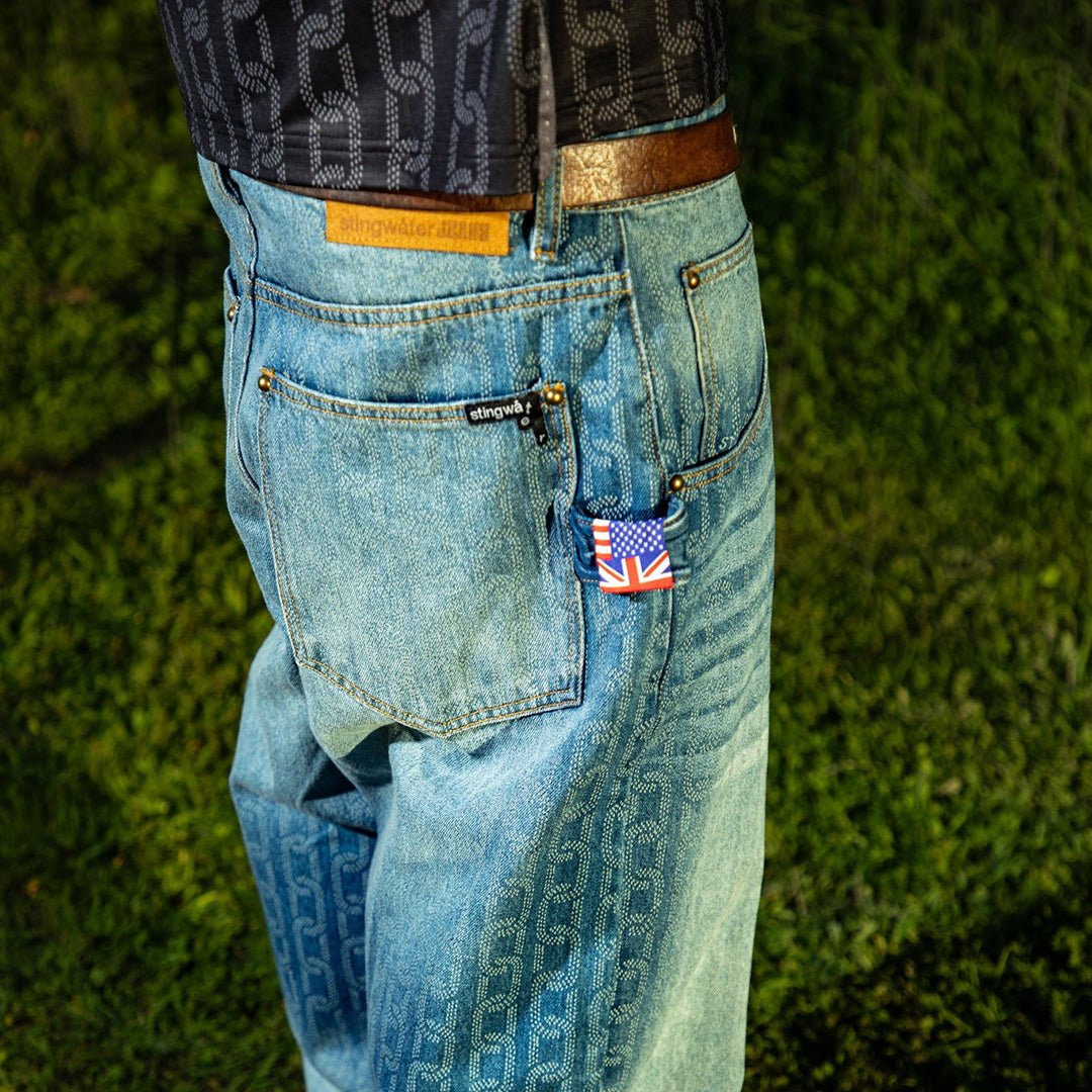 STINGWATER(スティングウォーター)| ISLAND CHAIN JEANS / LIGHT BLUE WASH | スノーボード・スケートボードのTACTICS JAPAN