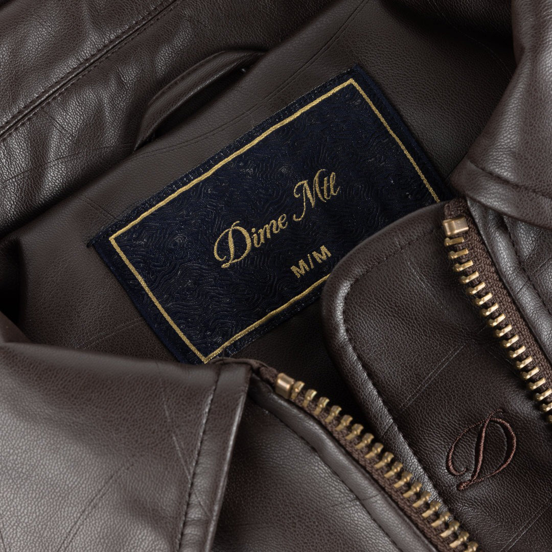DIME MTL(ダイム モントリオール)| DEBOSSED WAVY JACKET / BROWN | スノーボード・スケートボードのTACTICS JAPAN