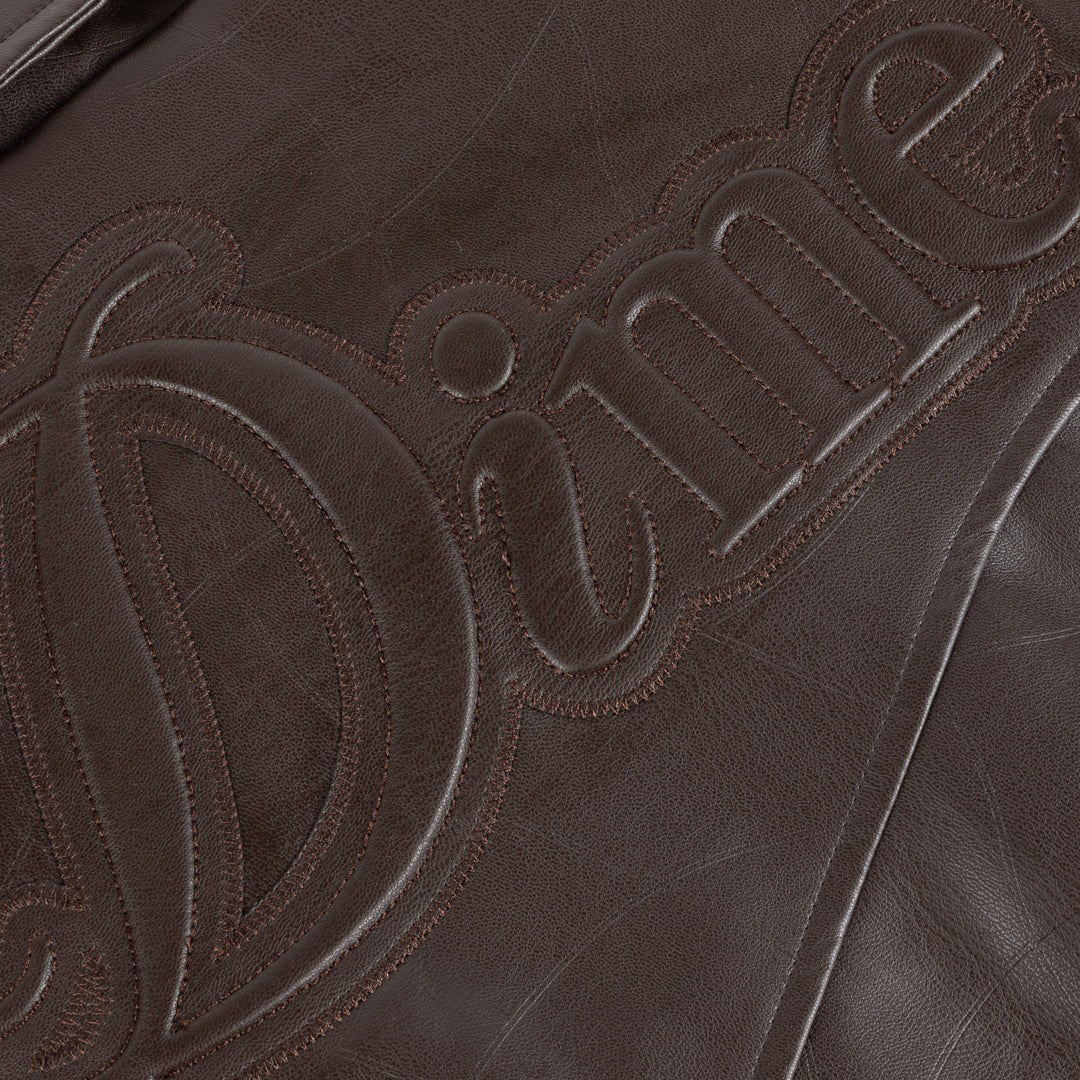 DIME MTL(ダイム モントリオール)| DEBOSSED WAVY JACKET / BROWN | スノーボード・スケートボードのTACTICS JAPAN