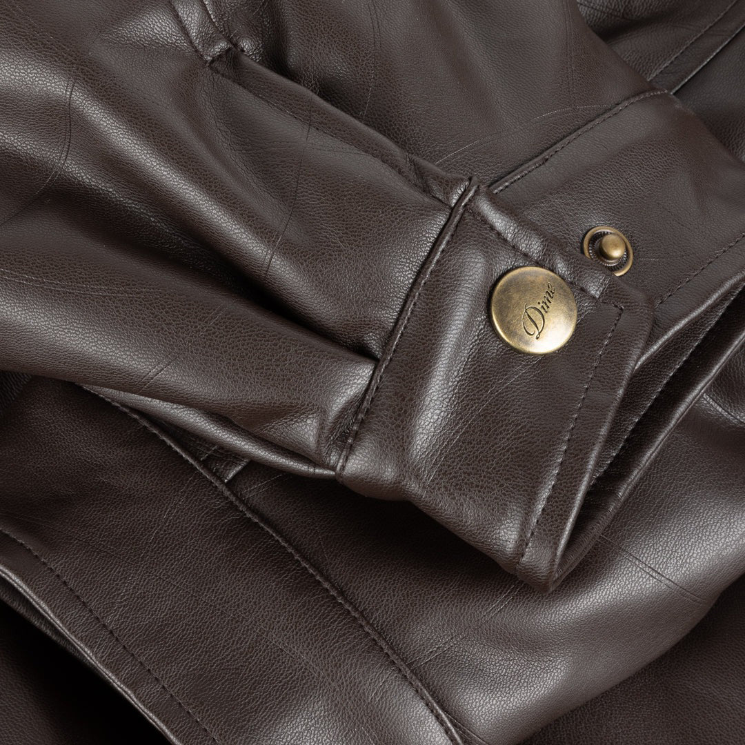 DIME MTL(ダイム モントリオール)| DEBOSSED WAVY JACKET / BROWN | スノーボード・スケートボードのTACTICS JAPAN