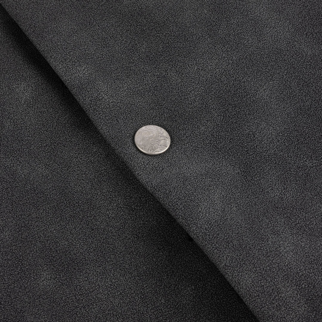 DIME(ダイム)| FAUX SUEDE VARSITY JACKET / CHARCOAL | スノーボード・スケートボードのTACTICS JAPAN