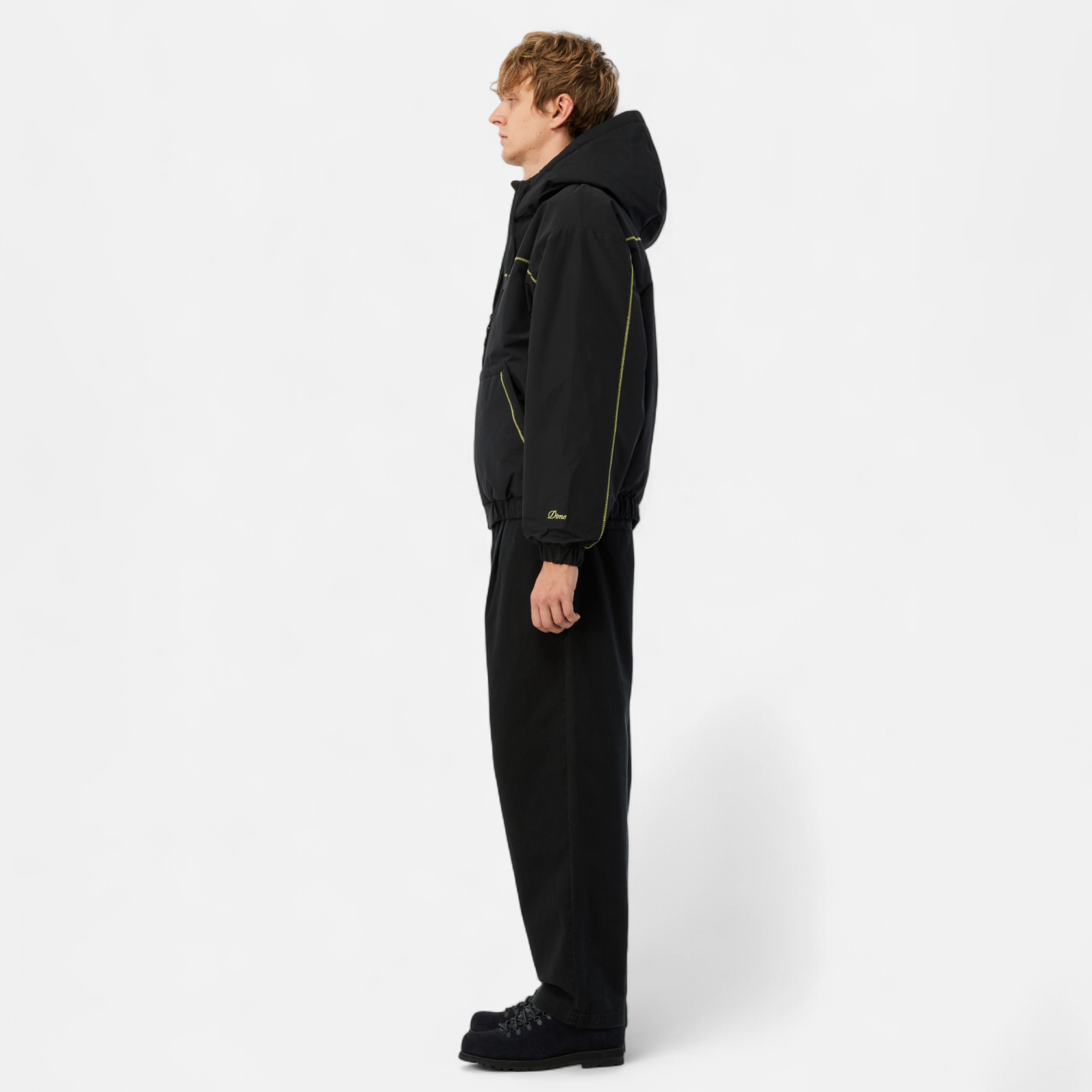 DIME MTL(ダイム モントリオール)| QUILTED RIPSTOP PUFFER / BLACK | スケートボード・スノーボードのTACTICS JAPAN