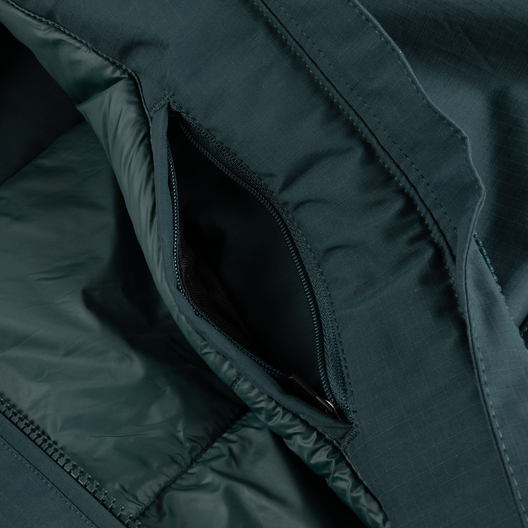 DIME MTL(ダイム モントリオール)| QUILTED RIPSTOP PUFFER / EMERALD | スケートボード・スノーボードのTACTICS JAPAN
