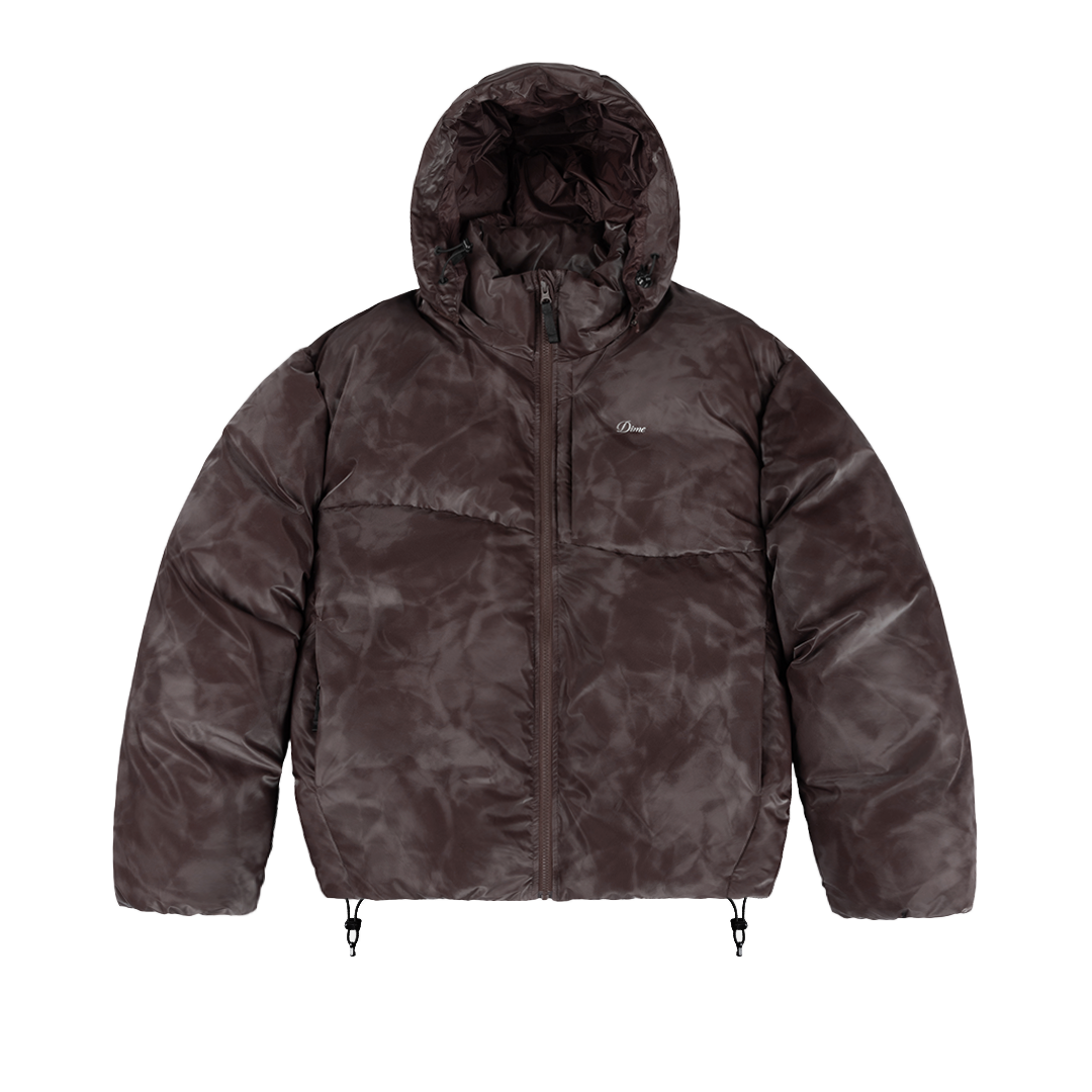 DIME MTL(ダイム モントリオール)| WAVY PUFFER / SMOKE BROWN | スケートボード・スノーボードのTACTICS JAPAN