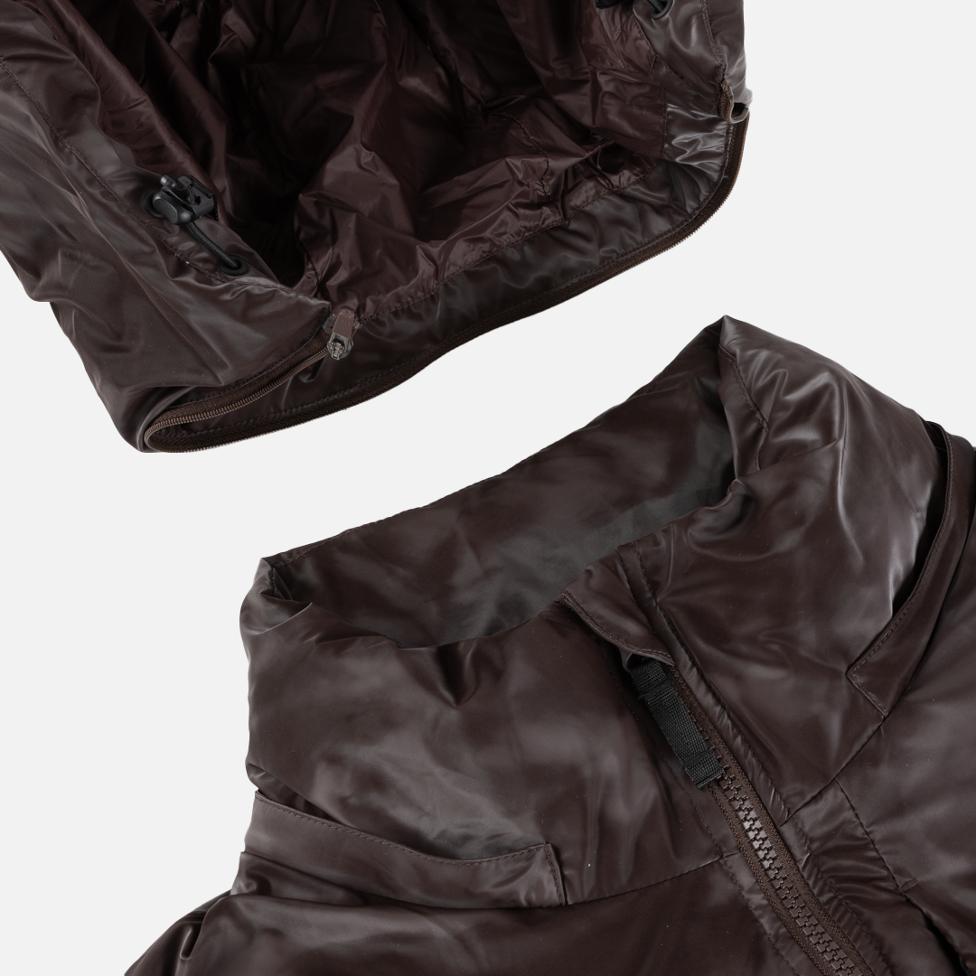 DIME MTL(ダイム モントリオール)| WAVY PUFFER / SMOKE BROWN | スケートボード・スノーボードのTACTICS JAPAN