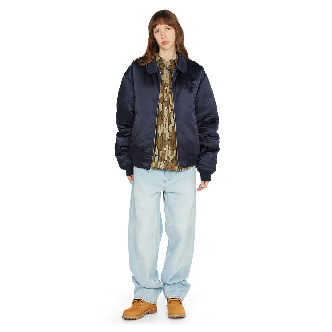 HUF WORLDWIDE(ハフ ワールドワイド)| CLOTHIERS REVERSIBLE FLIGHT JACKET / NAVY | スノーボード・スケートボードのTACTICS JAPAN