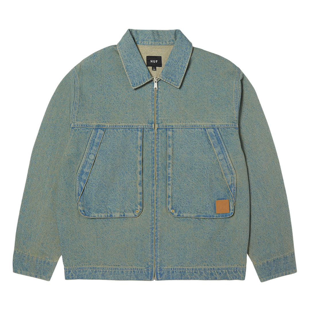 HUF WORLDWIDE(ハフ ワールドワイド)| DRESDEN DENIM WORK JACKET / INDIGO EARTH | スノーボード・スケートボードのTACTICS JAPAN