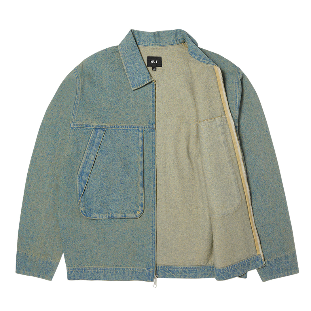 HUF WORLDWIDE(ハフ ワールドワイド)| DRESDEN DENIM WORK JACKET / INDIGO EARTH | スノーボード・スケートボードのTACTICS JAPAN