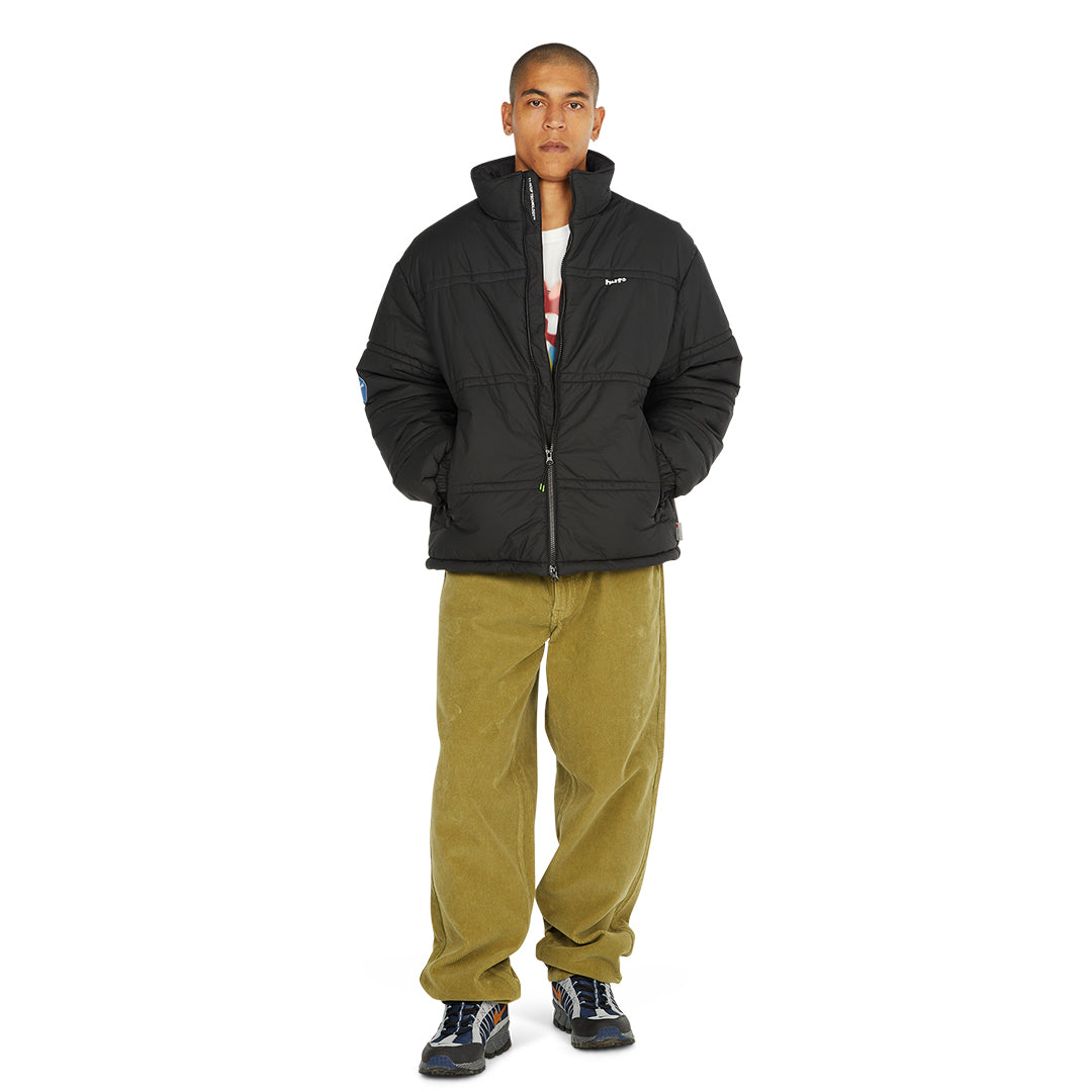 HUF WORLDWIDE(ハフ ワールドワイド)| 89 TYVEK PUFFER / BLACK | スノーボード・スケートボードのTACTICS JAPAN