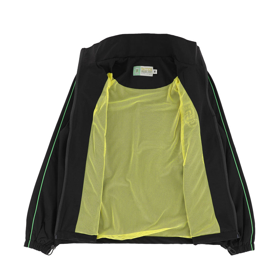 TACTICS(タクティクス)| SHAKE JUNT X TACTICS WINDBREAKER / BLACK/GREEN | スノーボード・スケートボードのTACTICS JAPAN