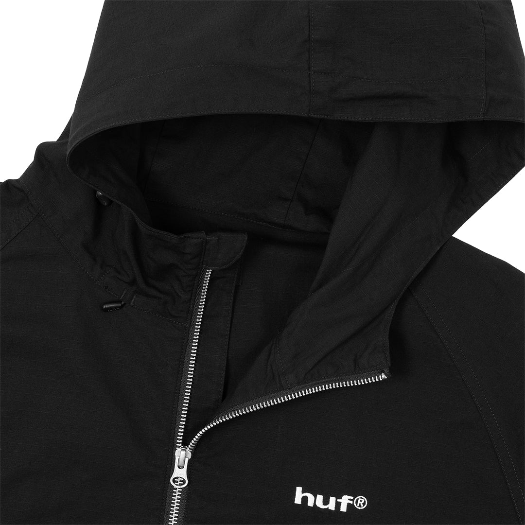 HUF WORLDWIDE(ハフ ワールドワイド)| HUF eightynine HOODED JACKET / BLACK | スノーボード・スケートボードのTACTICS JAPAN