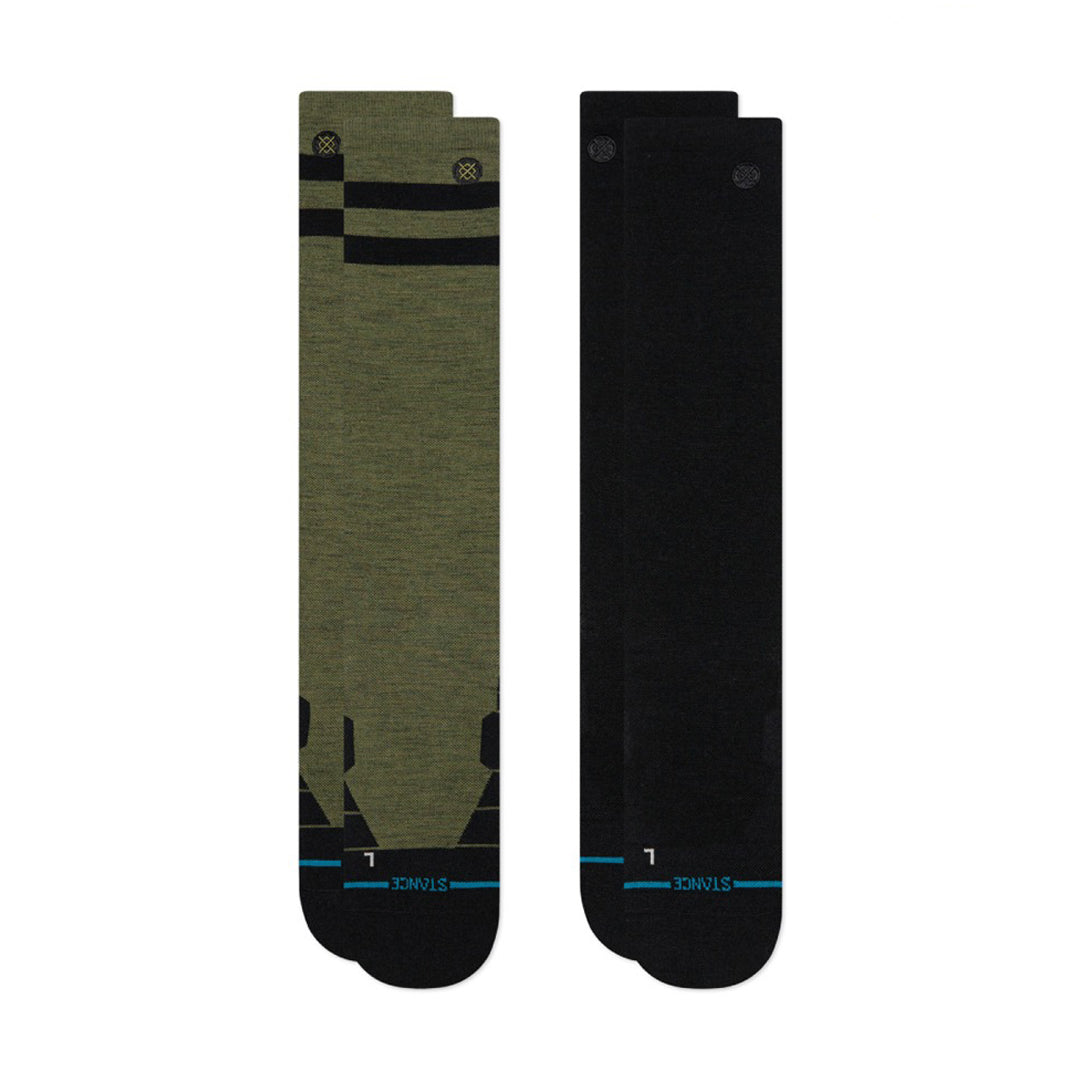 STANCE SOCKS(スタンス ソックス)| JOVEN UL WOOL SNOW SOCKS 2 PACK / OLIVE | スノーボード・スケートボードのTACTICS JAPAN