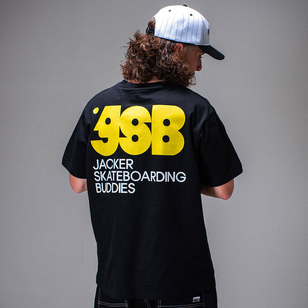 JACKER(ジャッカー)| JSB T-SHIRT / BLACK | スノーボード・スケートボードのTACTICS JAPAN