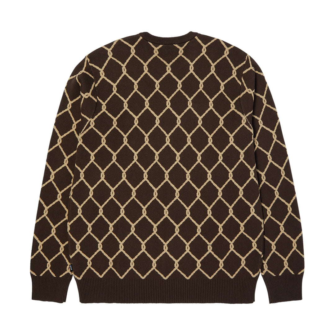 HUF WORLDWIDE(ハフ ワールドワイド)| BREAKTHROUGH CREWNECK SWEATER / BISON | スノーボード・スケートボードのTACTICS JAPAN