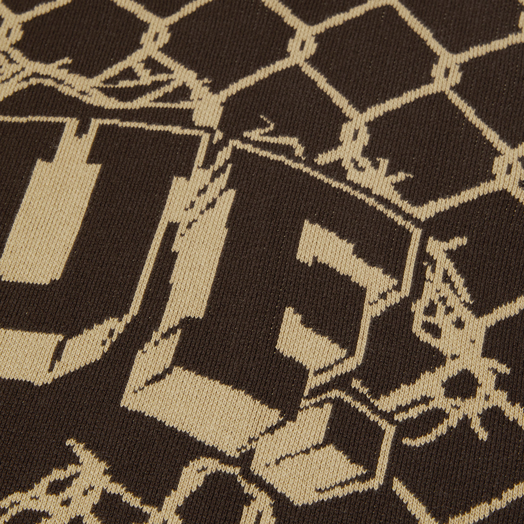 HUF WORLDWIDE(ハフ ワールドワイド)| BREAKTHROUGH CREWNECK SWEATER / BISON | スノーボード・スケートボードのTACTICS JAPAN