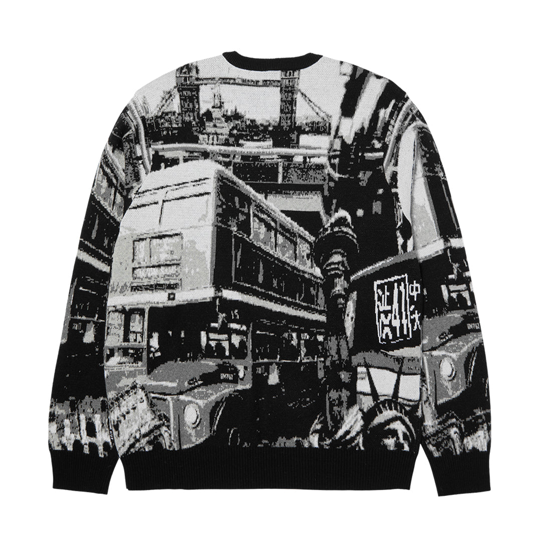 HUF WORLDWIDE(ハフ ワールドワイド)| WORLDWIDE COMMUTER SWEATER | スノーボード・スケートボードのTACTICS JAPAN