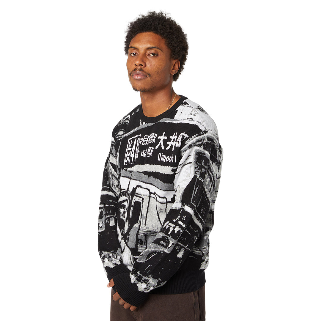 HUF WORLDWIDE(ハフ ワールドワイド)| WORLDWIDE COMMUTER SWEATER | スノーボード・スケートボードのTACTICS JAPAN