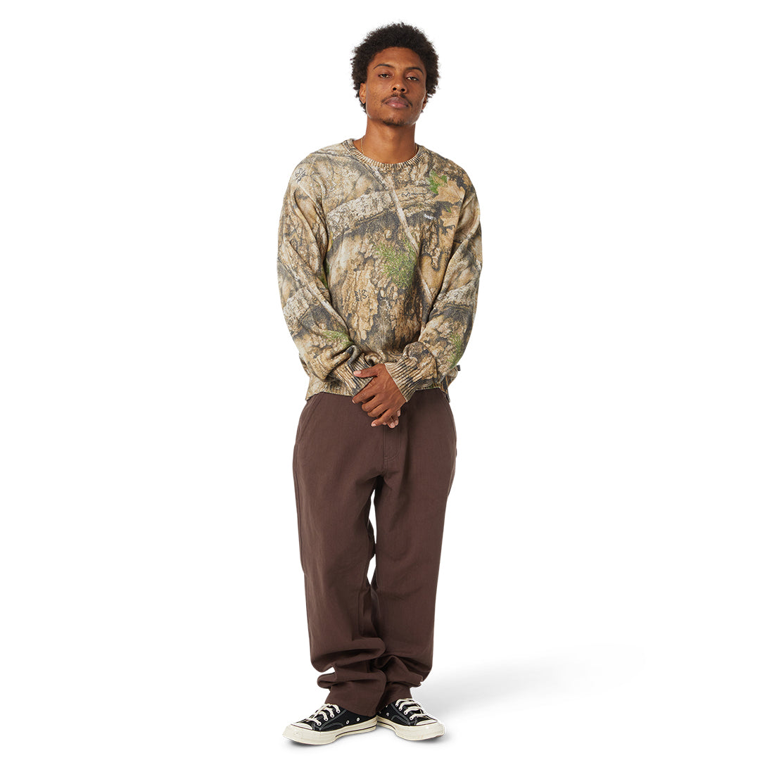 HUF X REALTREE CREWNECK SWEATER