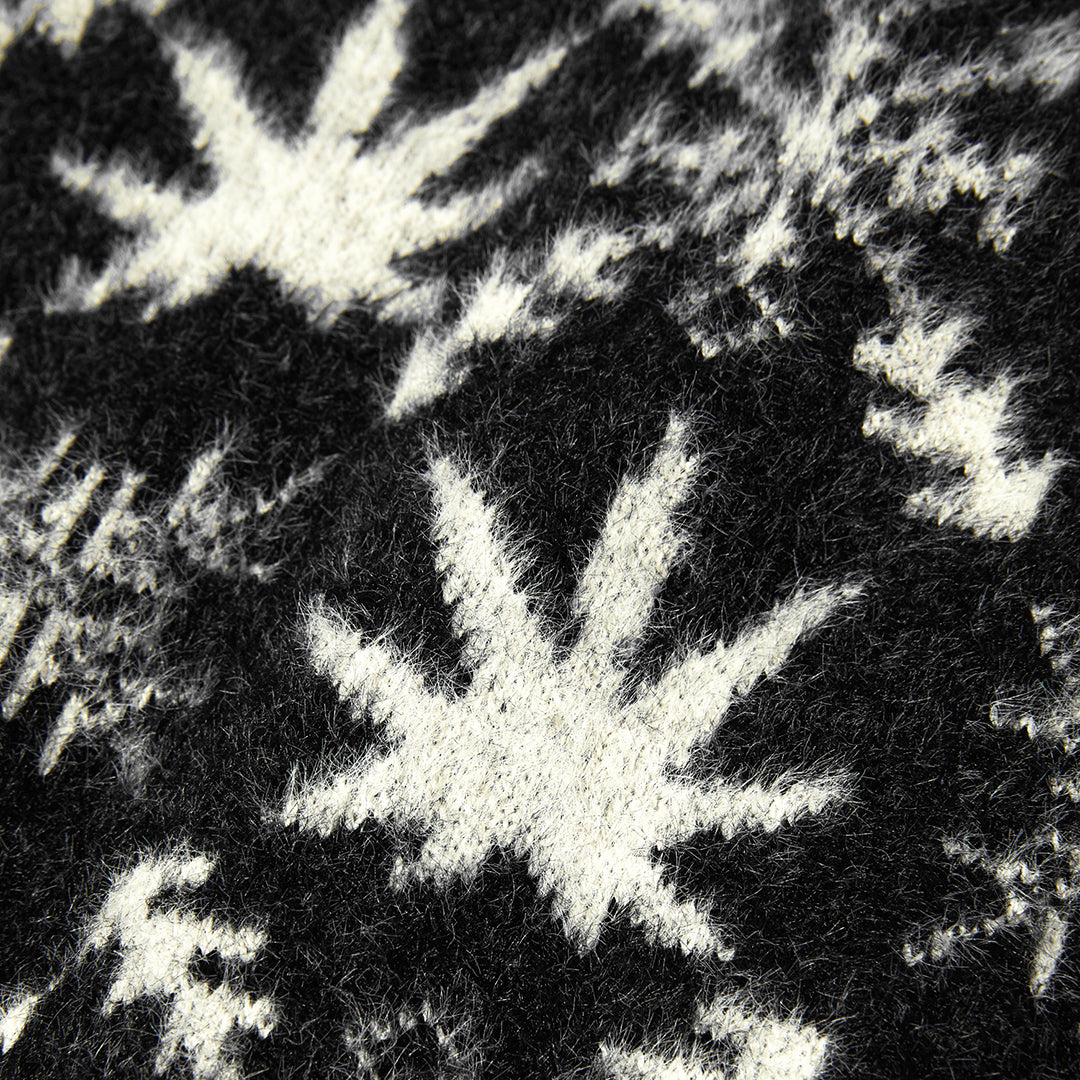 HUF WORLDWIDE(ハフ ワールドワイド)| ARCTIC PLANTLIFE CREWNECK / BLACK | スノーボード・スケートボードのTACTICS JAPAN