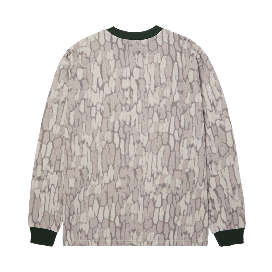 WARPED CAMO L/S KNIT TOP / MUTED CAMO